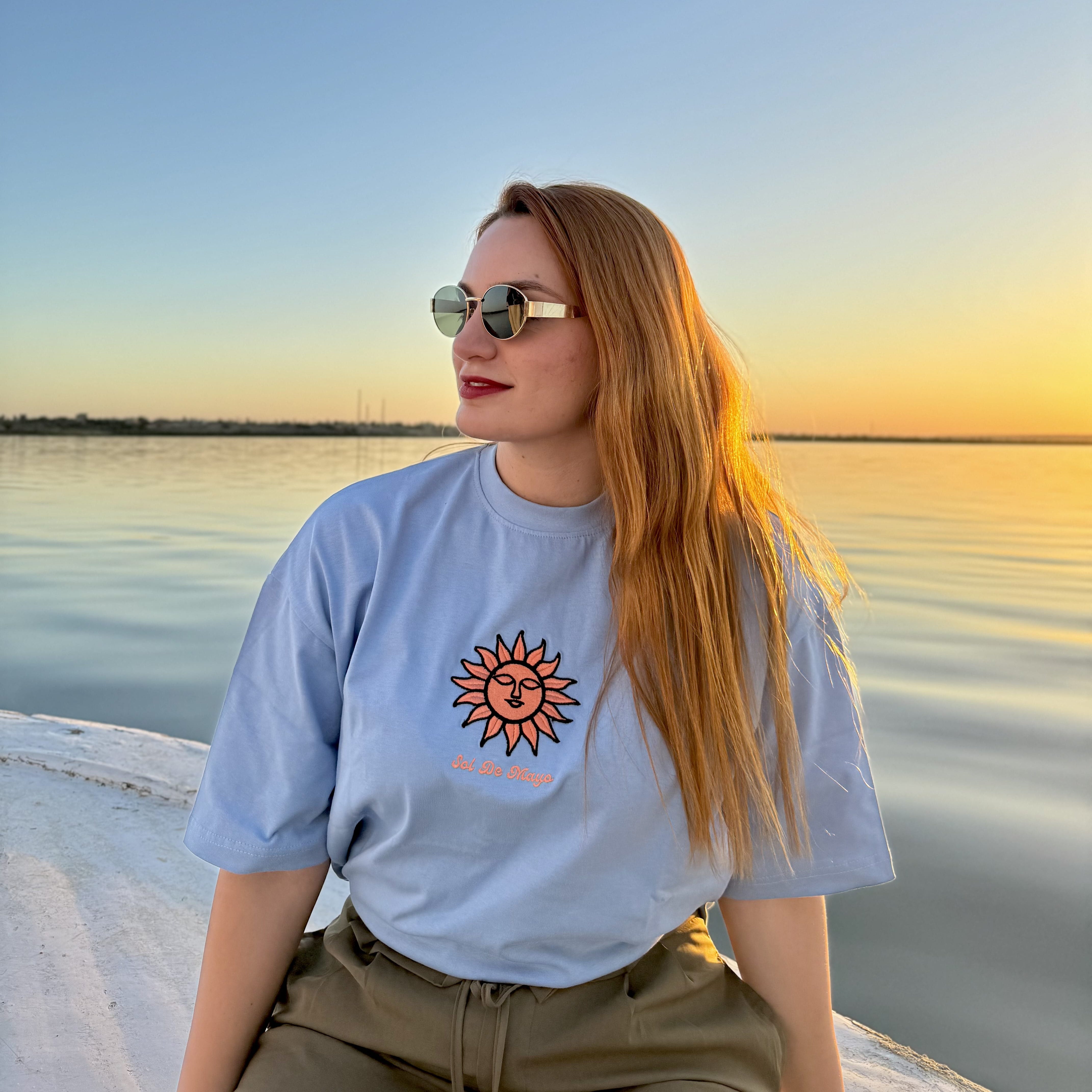 Argentina Sol De Mayo Embroidered Tee