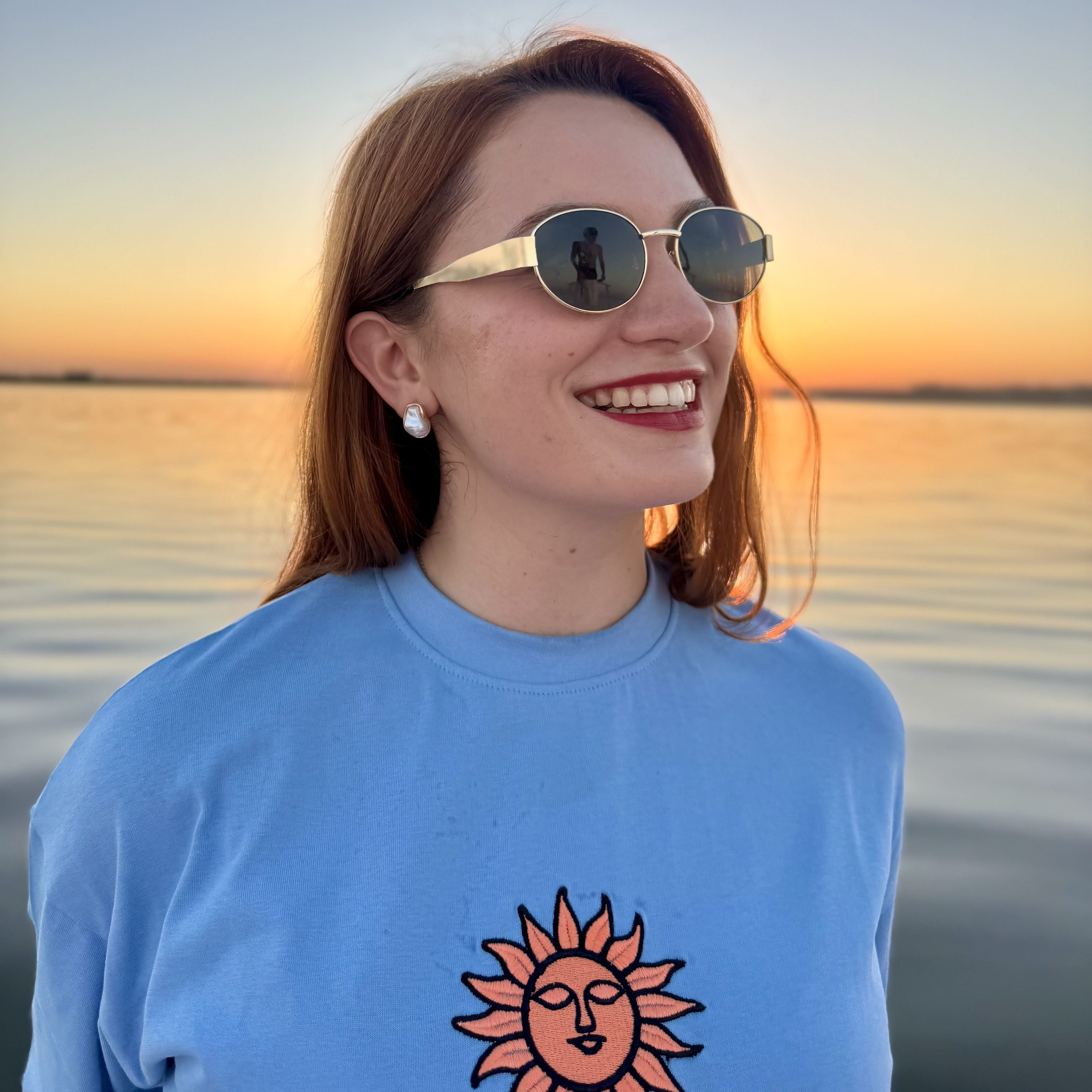 Argentina Sol De Mayo Embroidered Tee