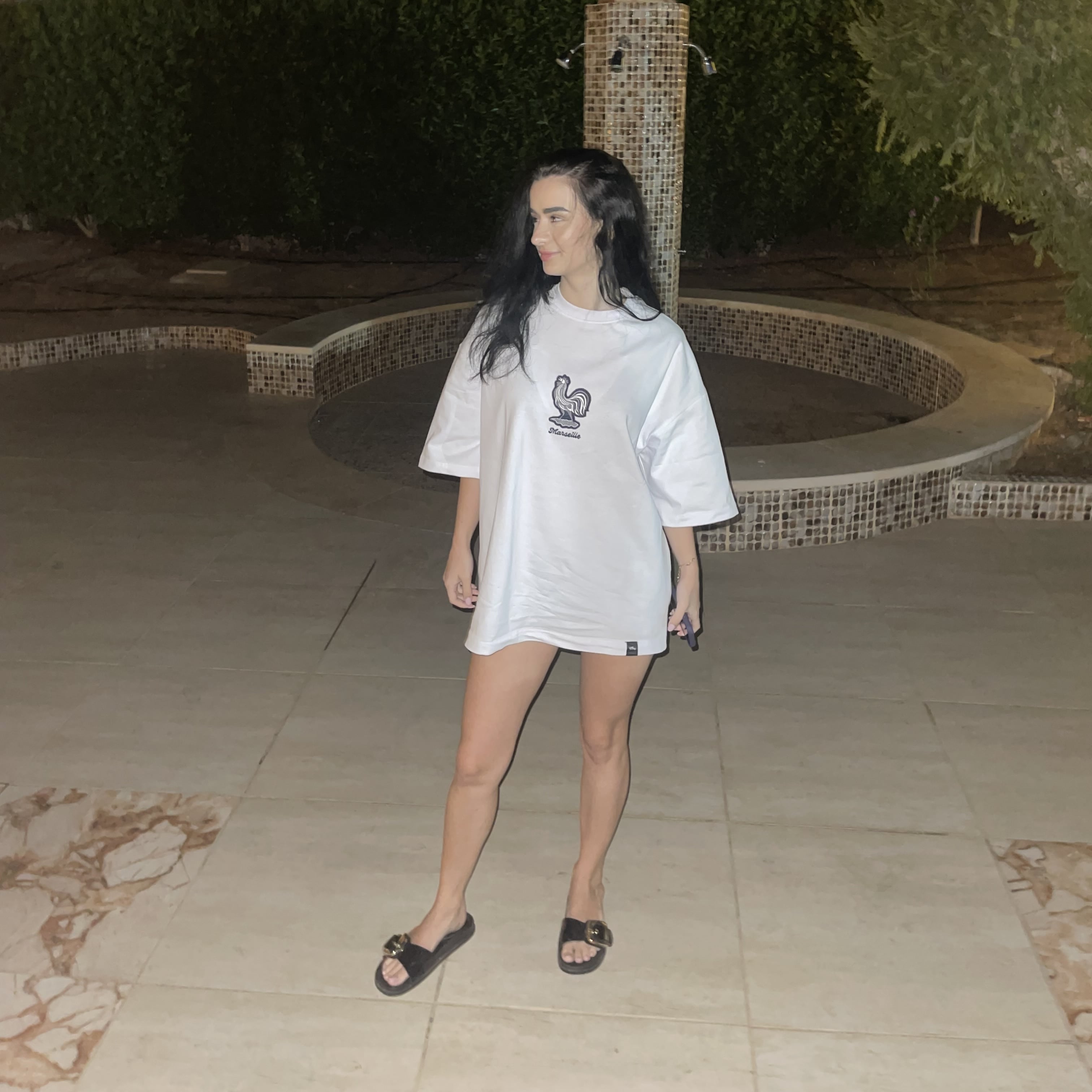 Marseille Gallic Rooster Embroidered Tee