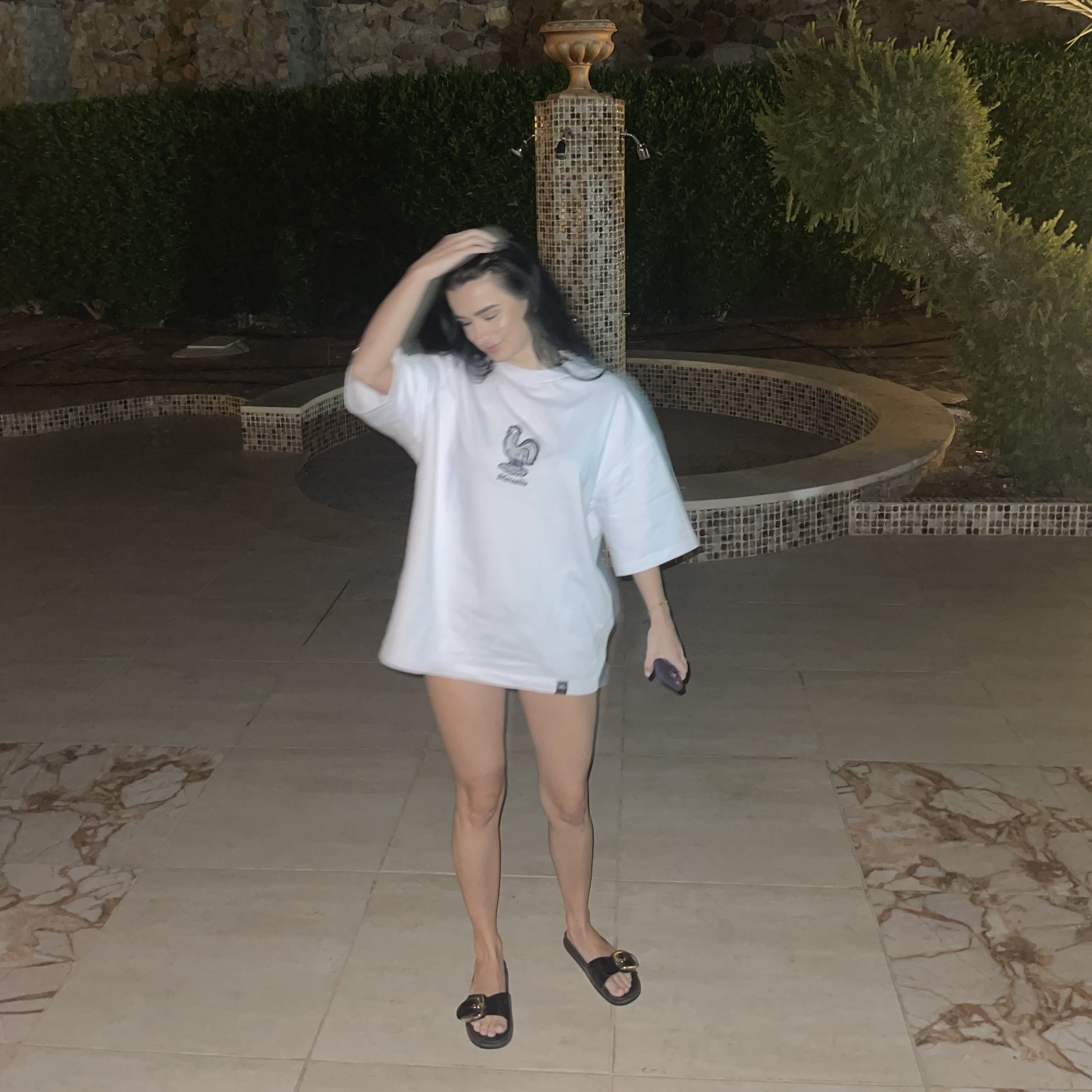 Marseille Gallic Rooster Embroidered Tee