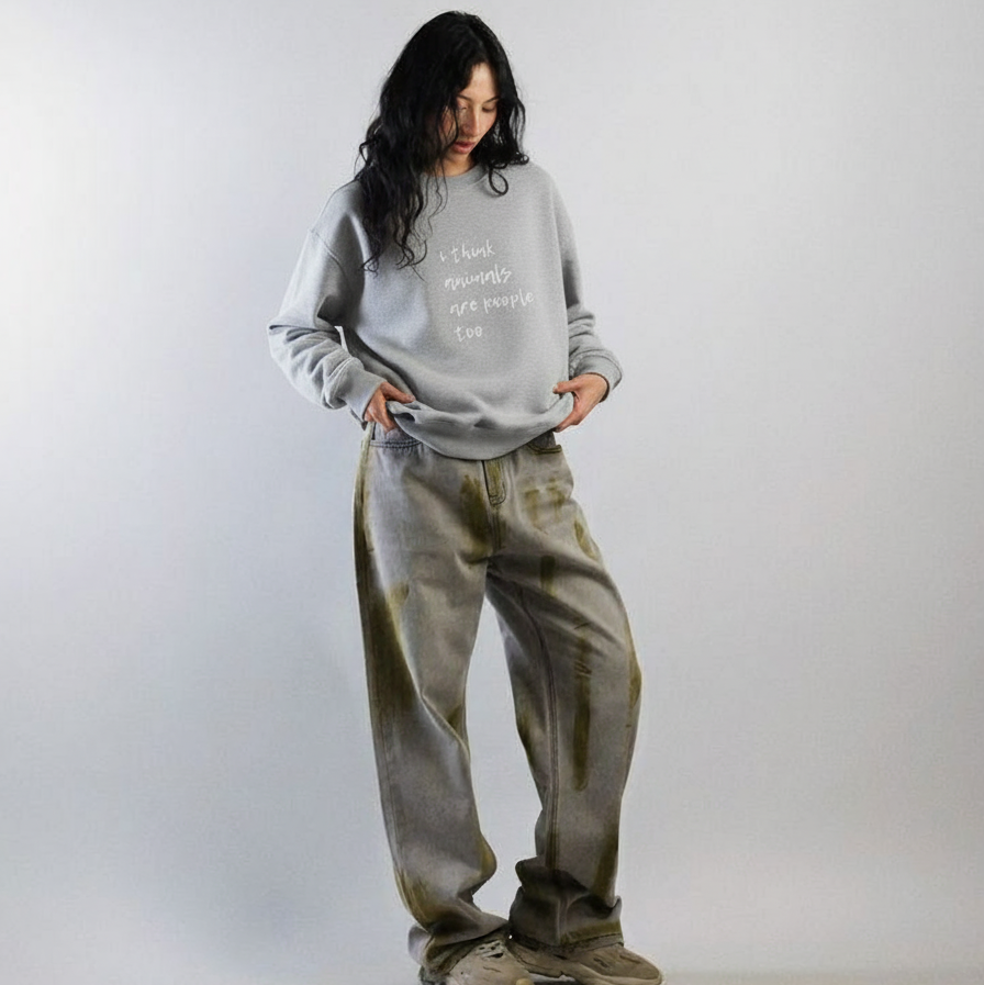 animalsarepeopletoo crewneck