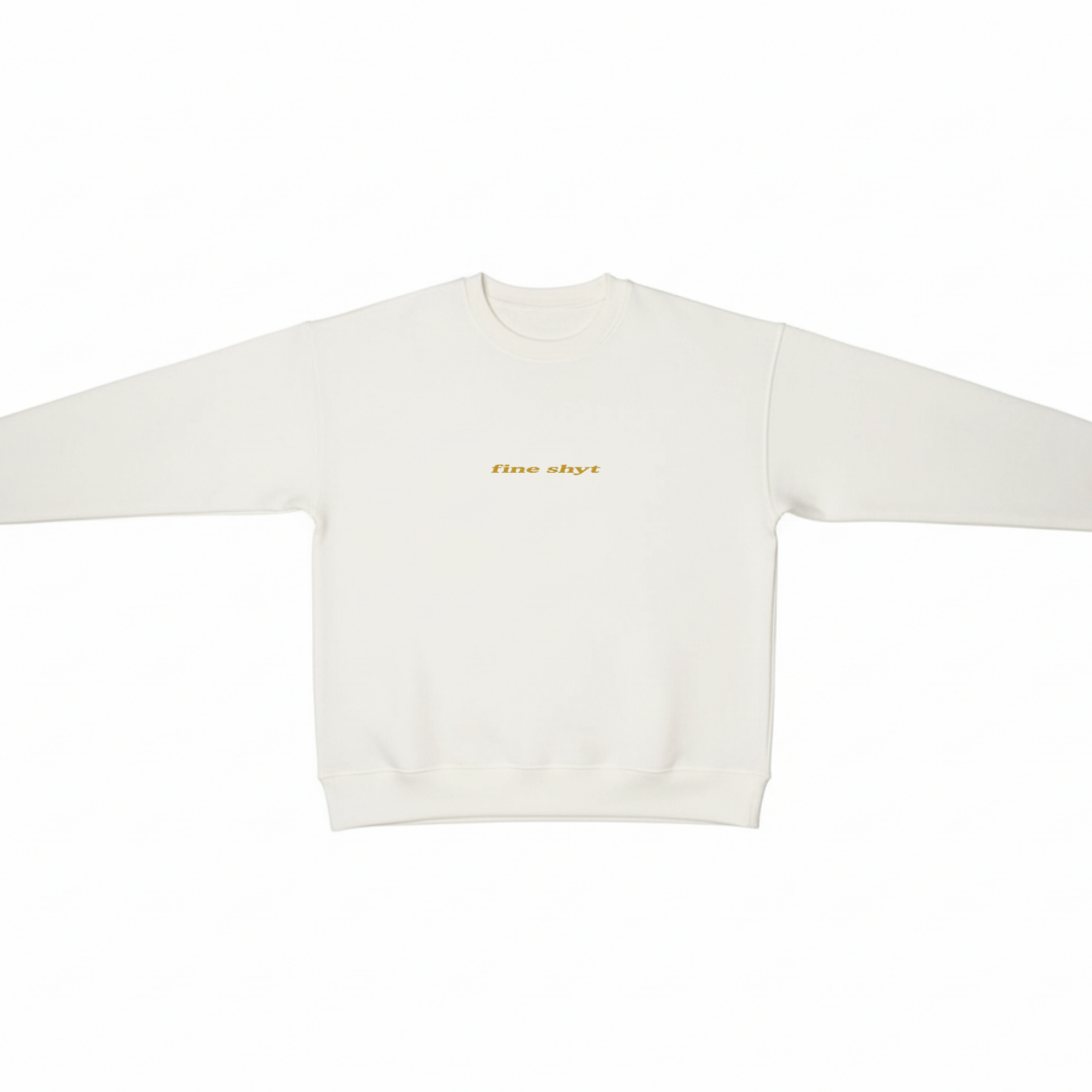 fineshyt crewneck