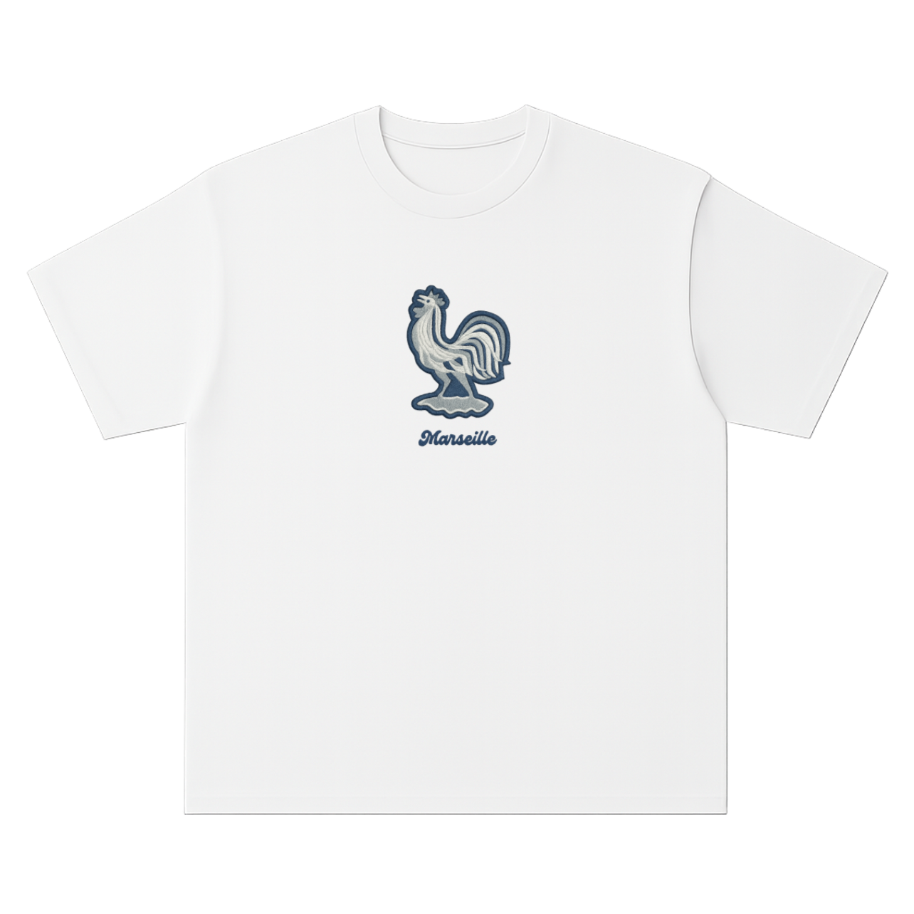 Marseille Gallic Rooster Embroidered Tee