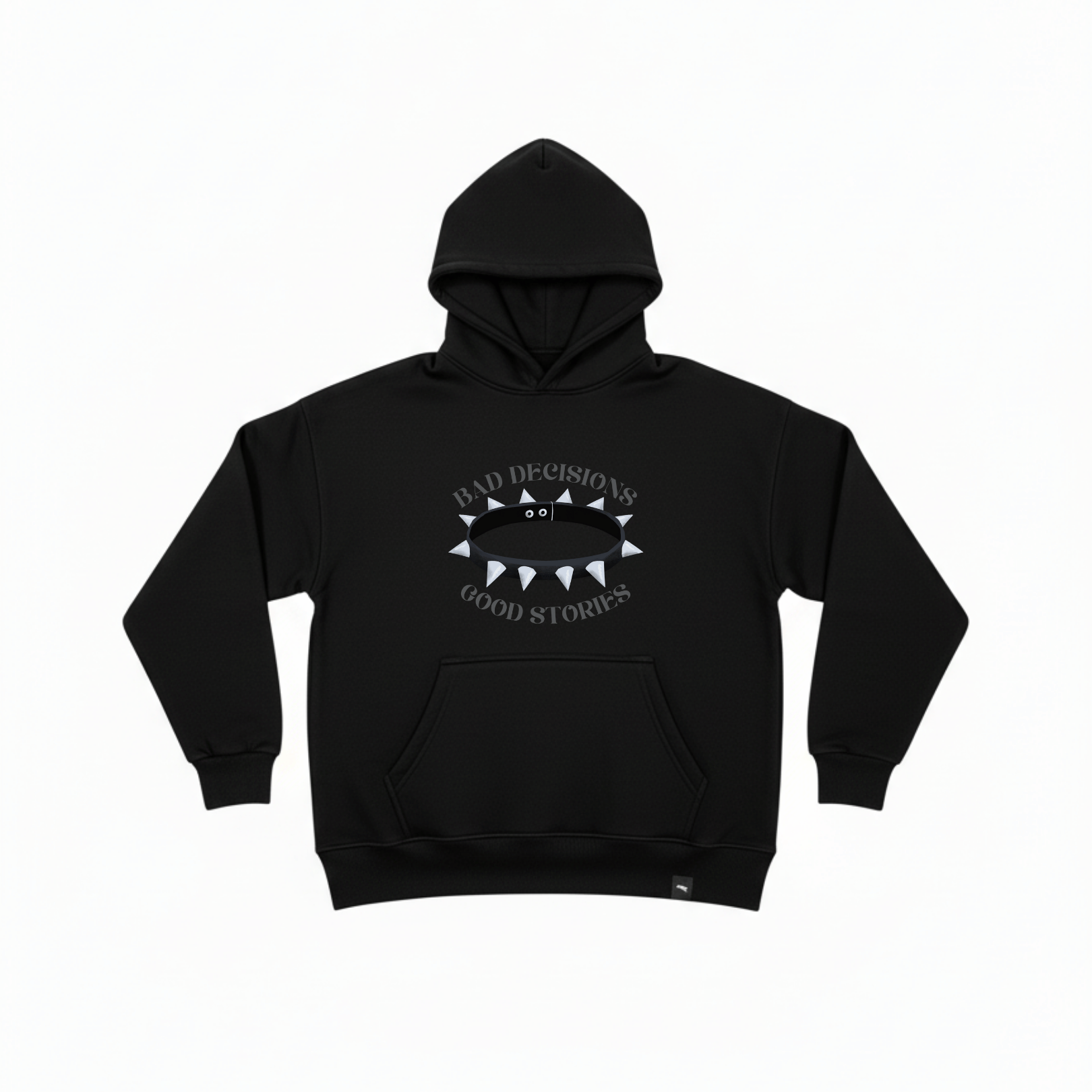 bad decisions good stories hoodie