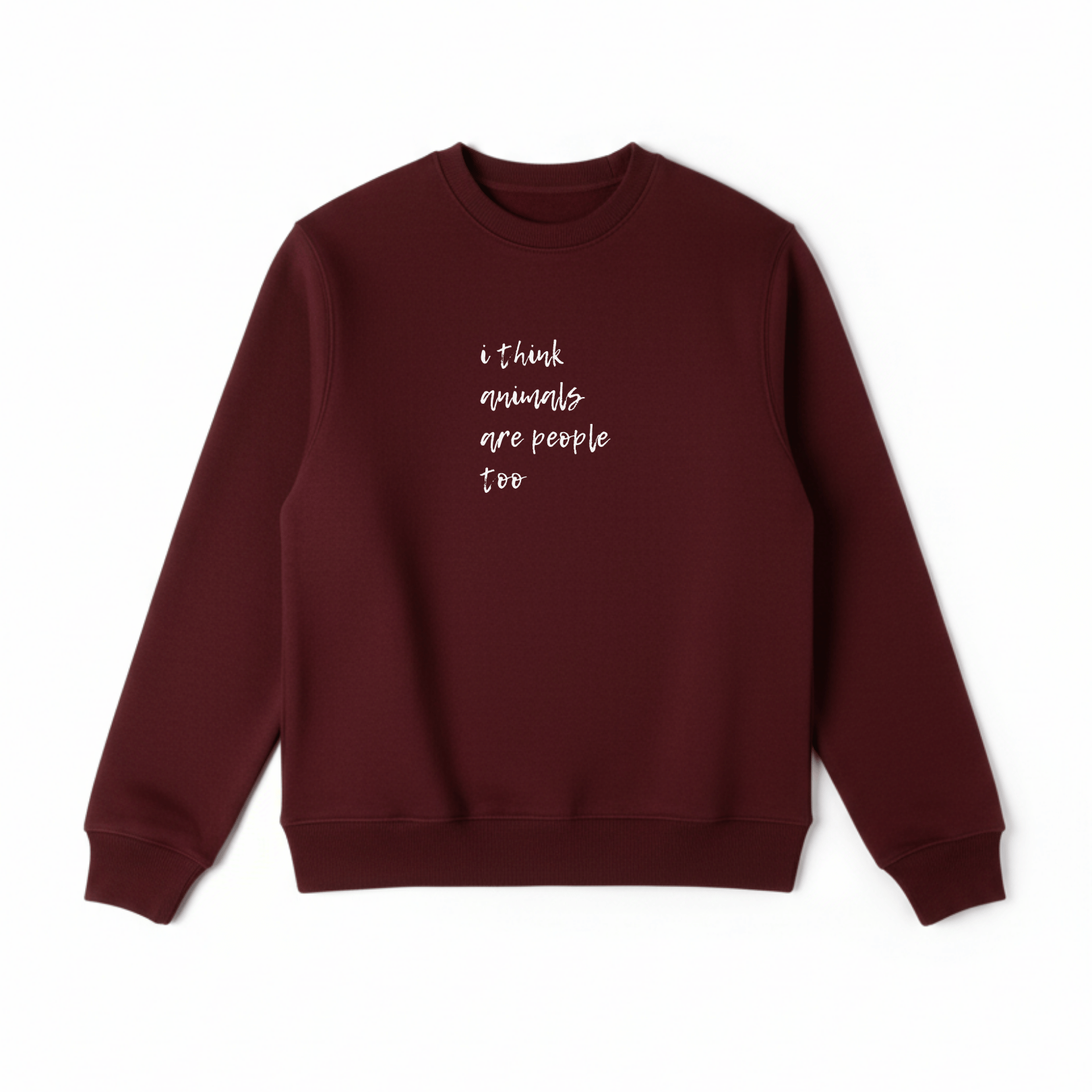 animalsarepeopletoo crewneck
